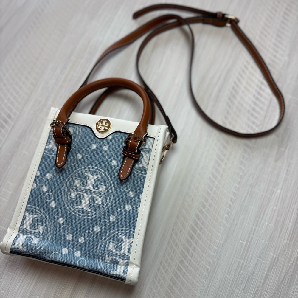 Tory Burch T Monogram Mini Tote Bag